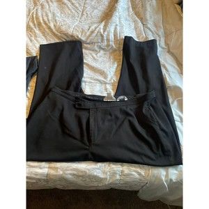 Womens plus size black dress pants
